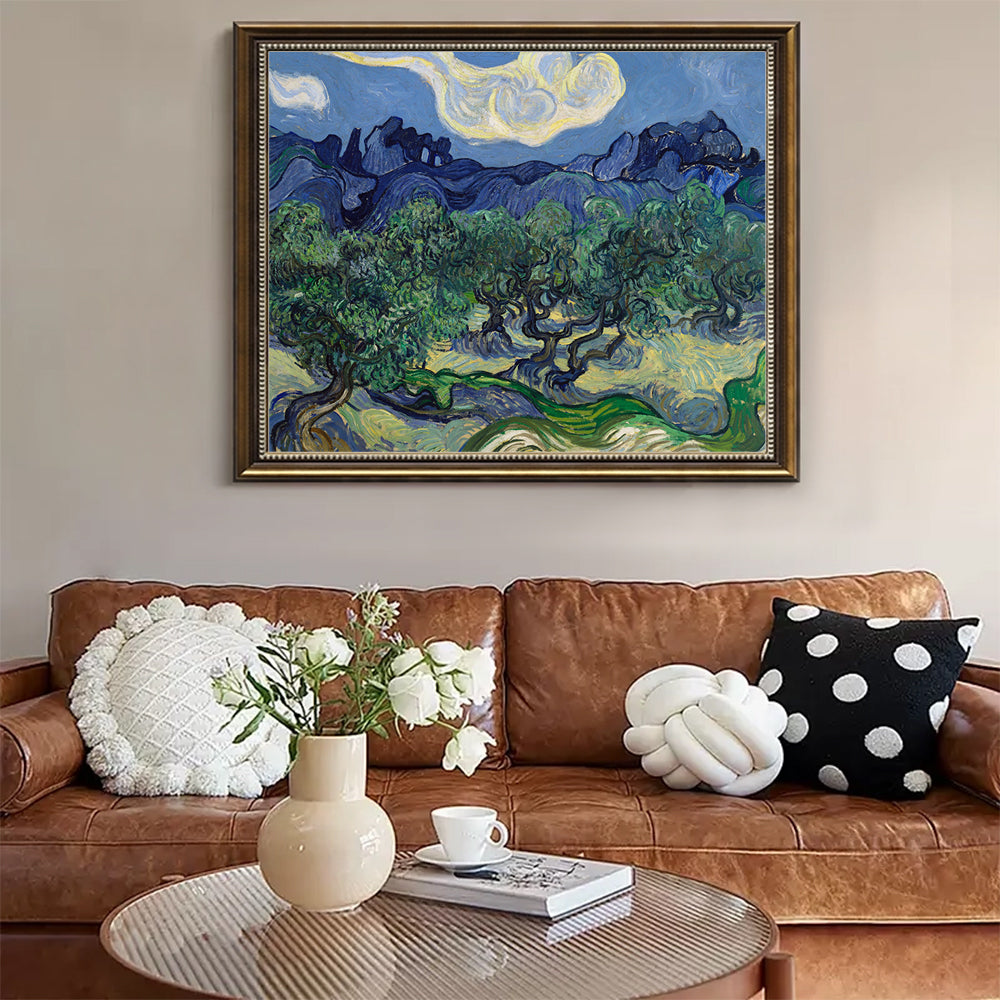 The Olive Trees By Vincent Van Gogh.