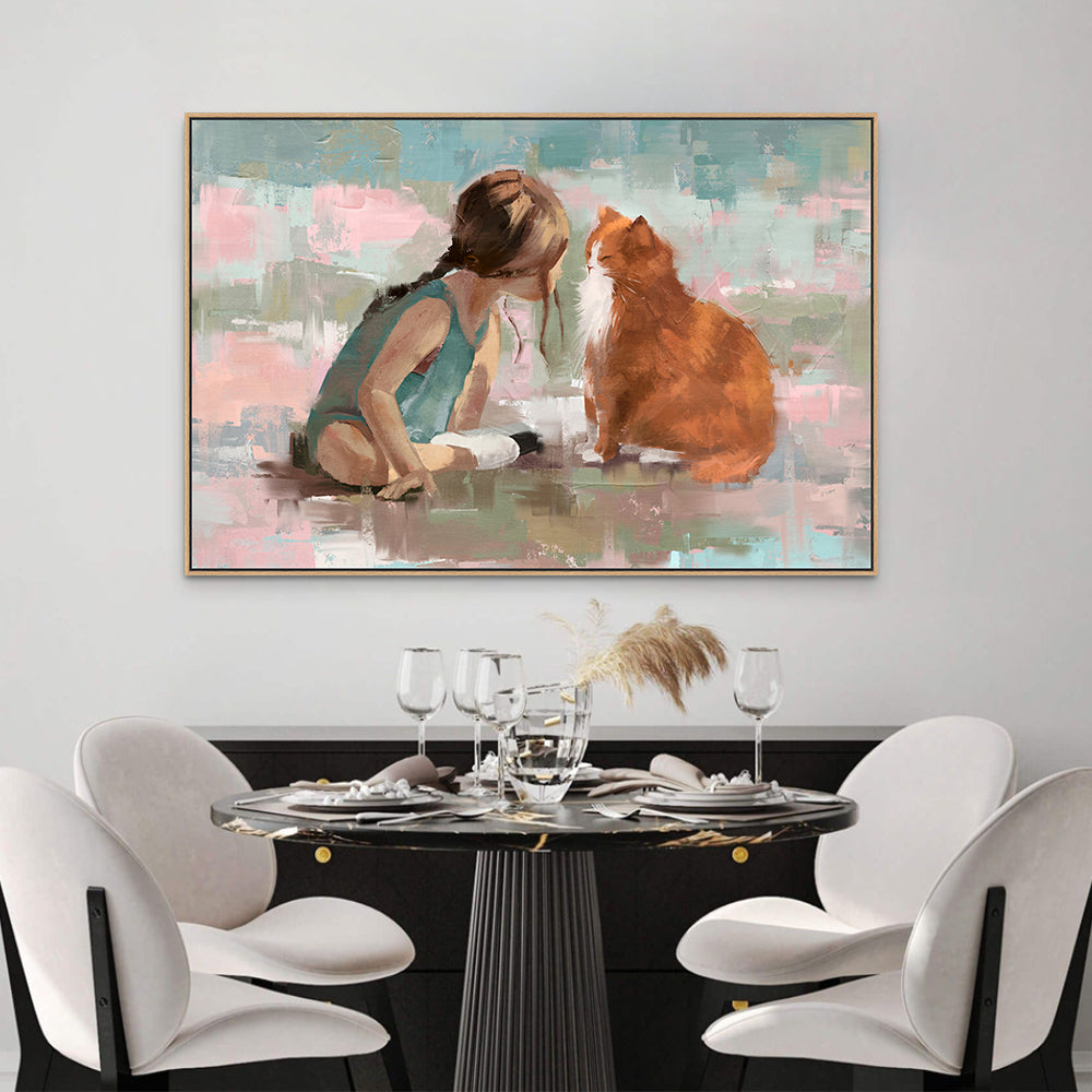 "Companions in Silence" Canvas Wall Art
