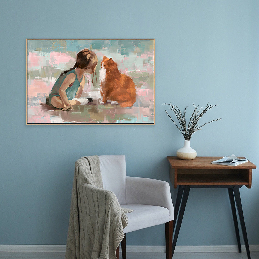 "Companions in Silence" Canvas Wall Art