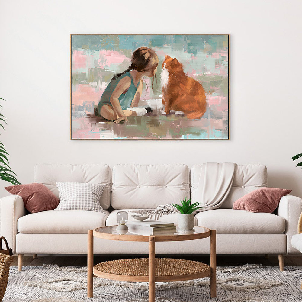 "Companions in Silence" Canvas Wall Art