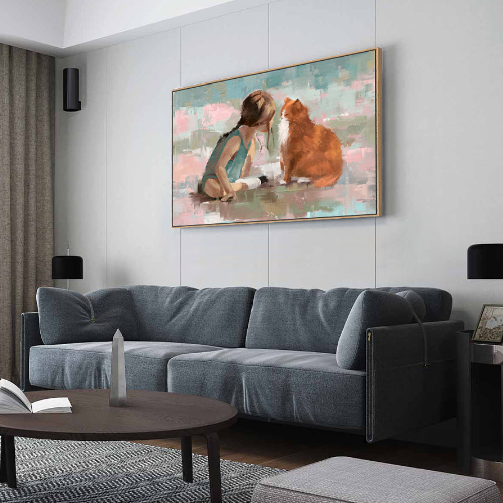 "Companions in Silence" Canvas Wall Art