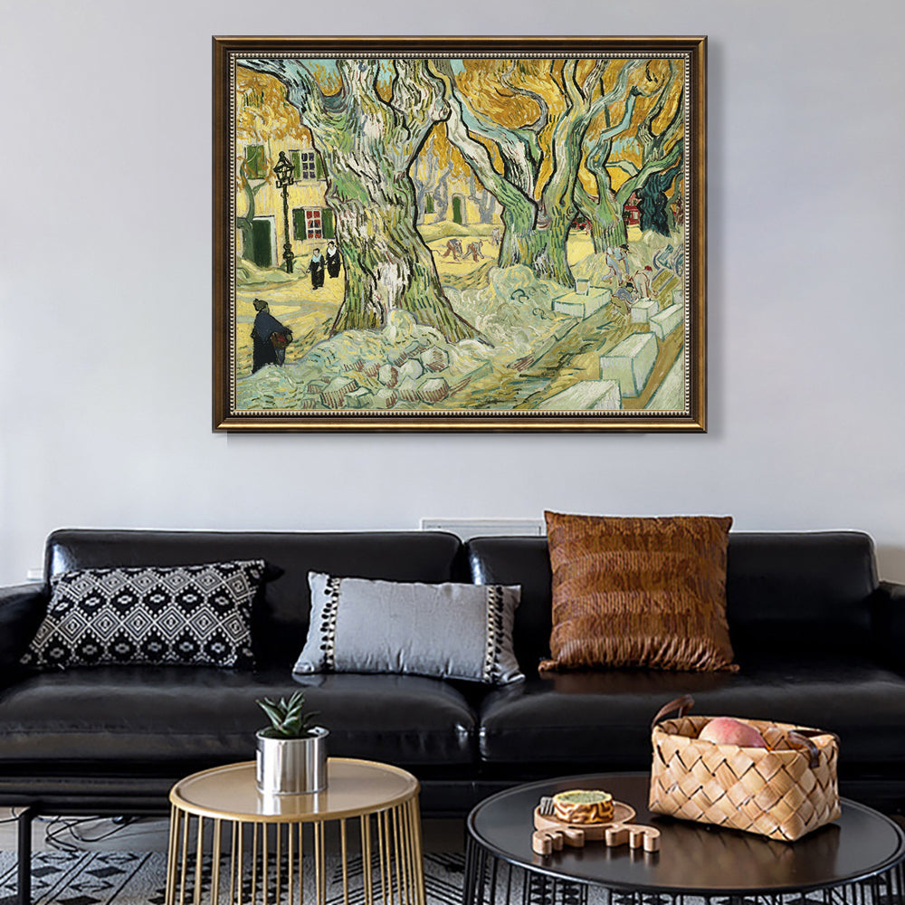 The Avenue At Arles By Vincent Van Gogh.