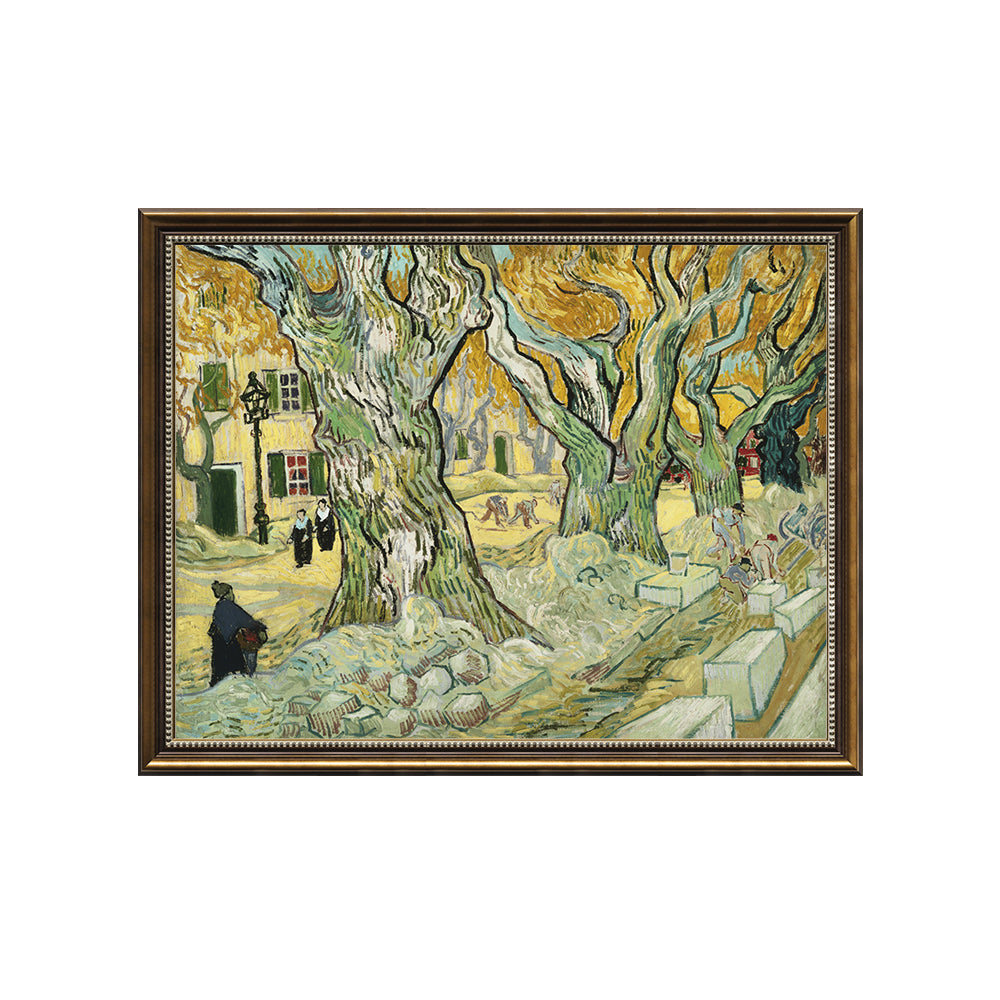 The Avenue At Arles By Vincent Van Gogh.