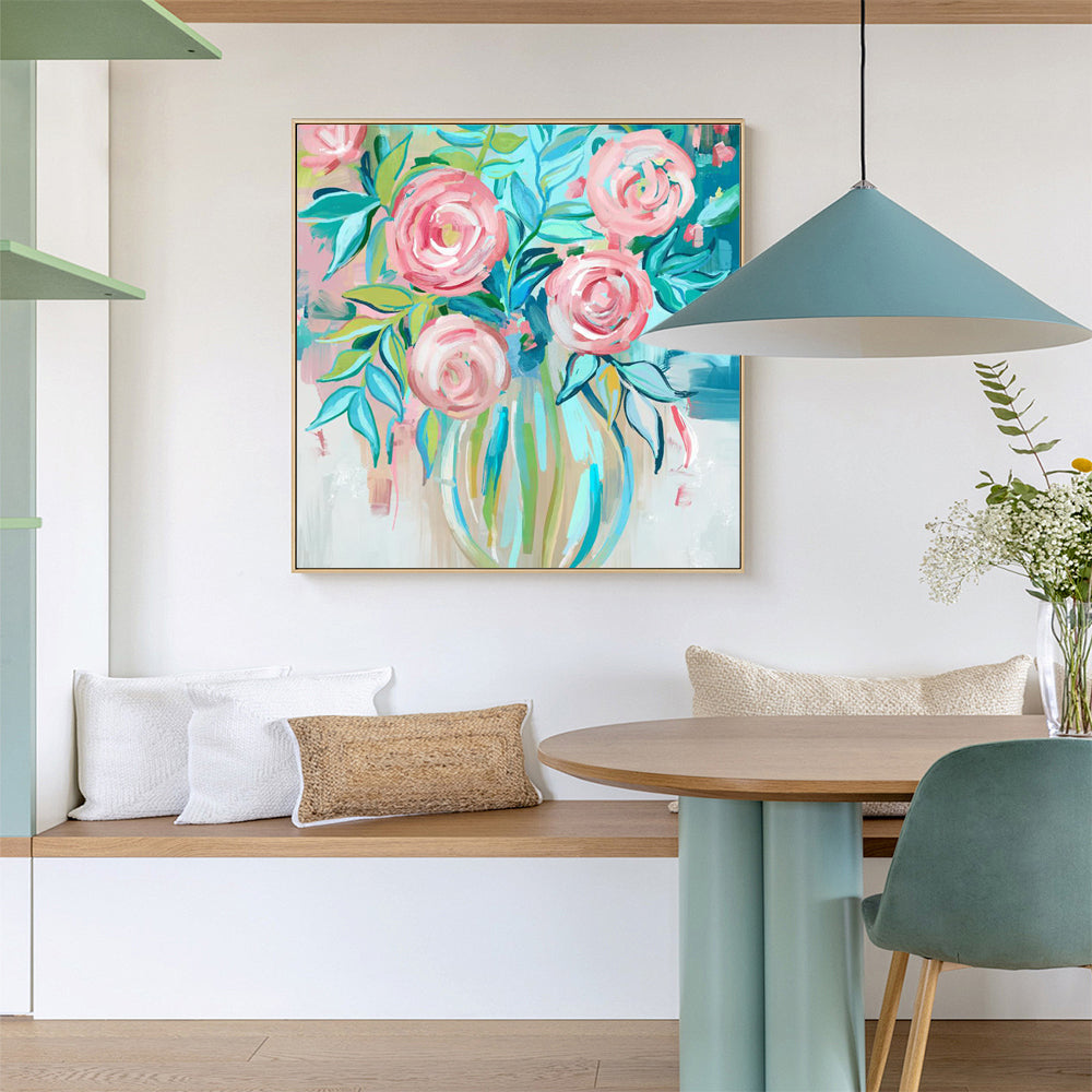 Vibrant Floral Bouquet Canvas Wall Art