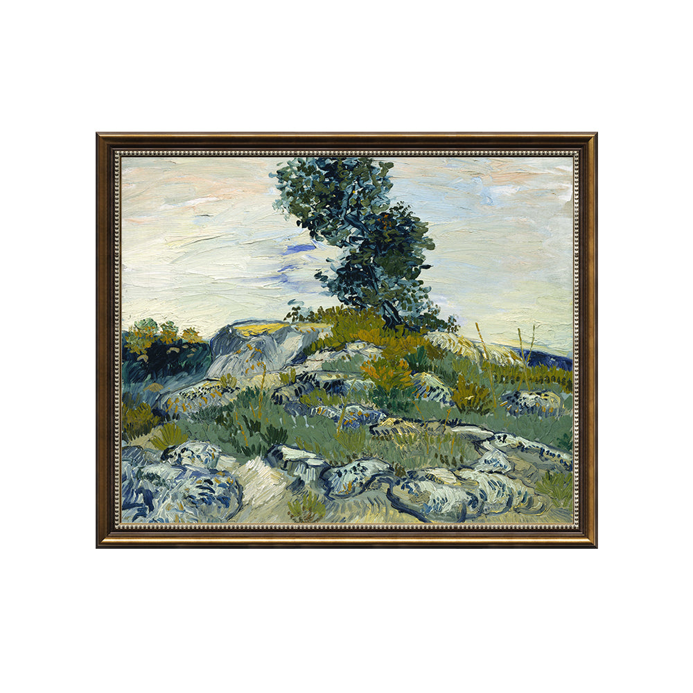The Rocks By Vincent Van Gogh.