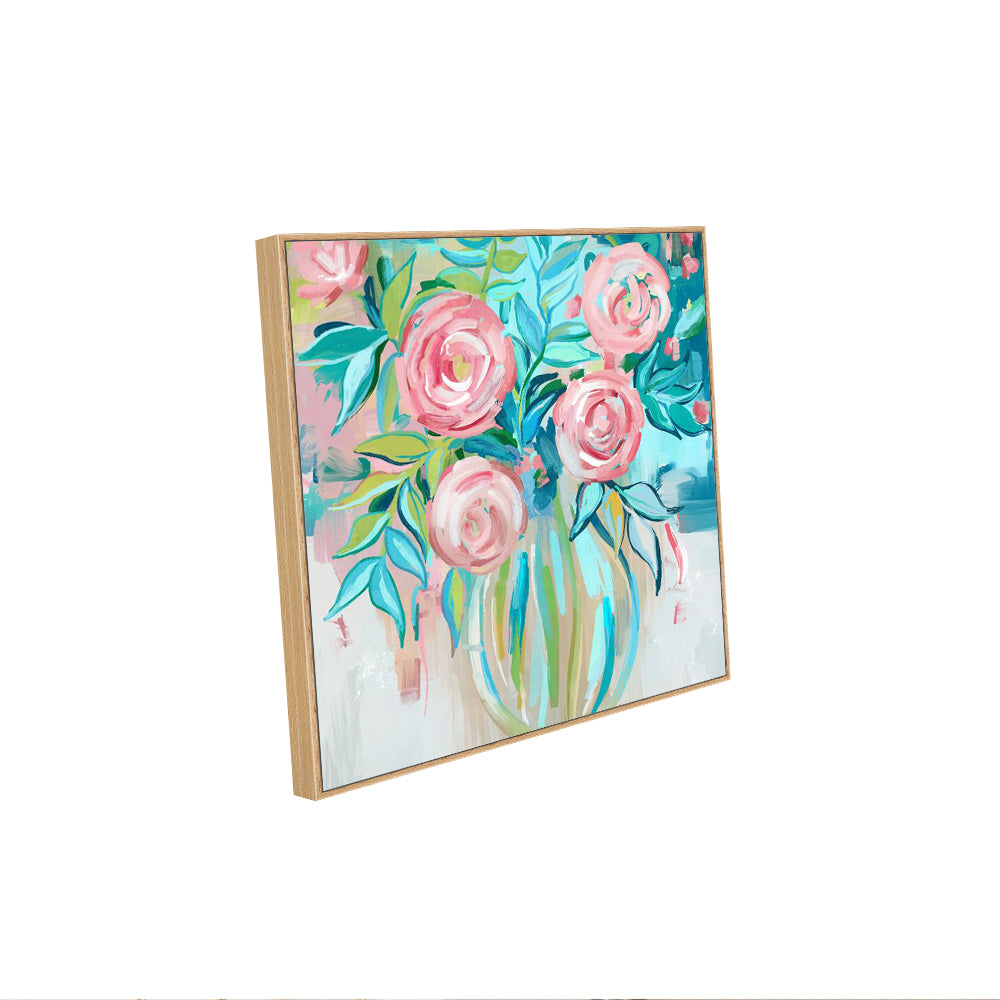 Vibrant Floral Bouquet Canvas Wall Art
