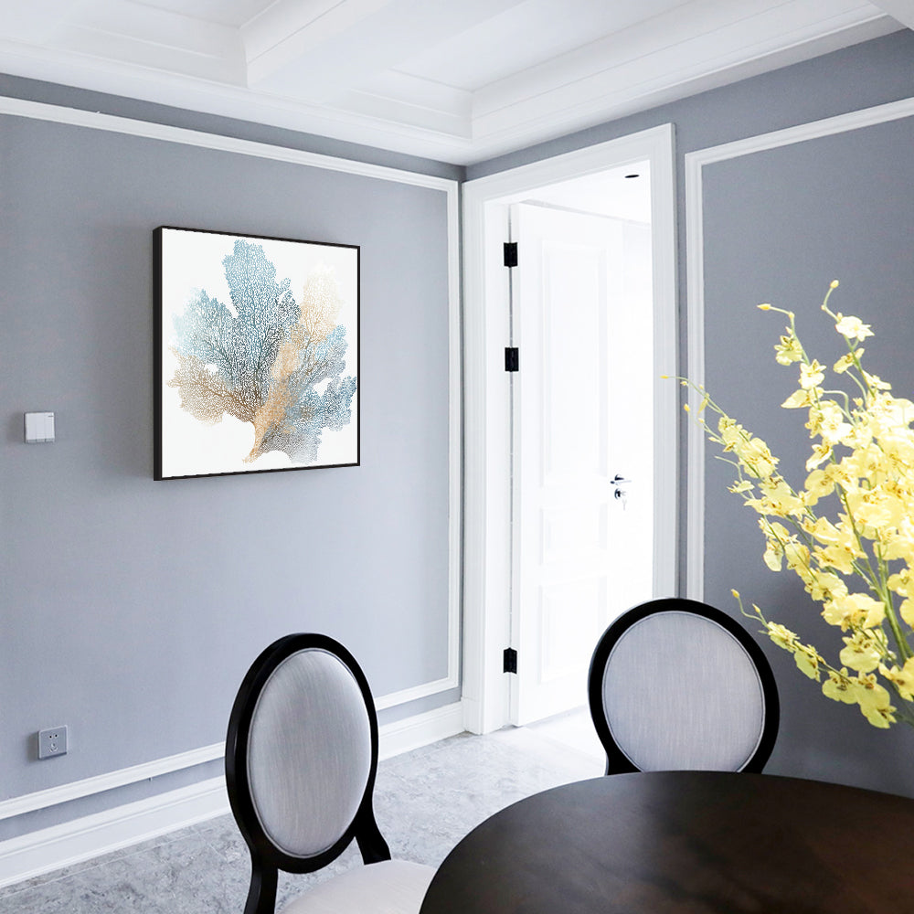 Elegant Sea Fan Coral Design-Canvas Wall Art
