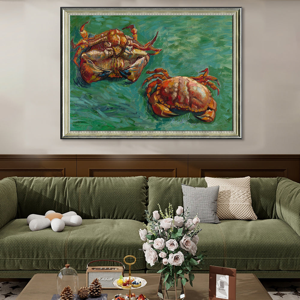 Two Crabs By Vincent Van Gogh