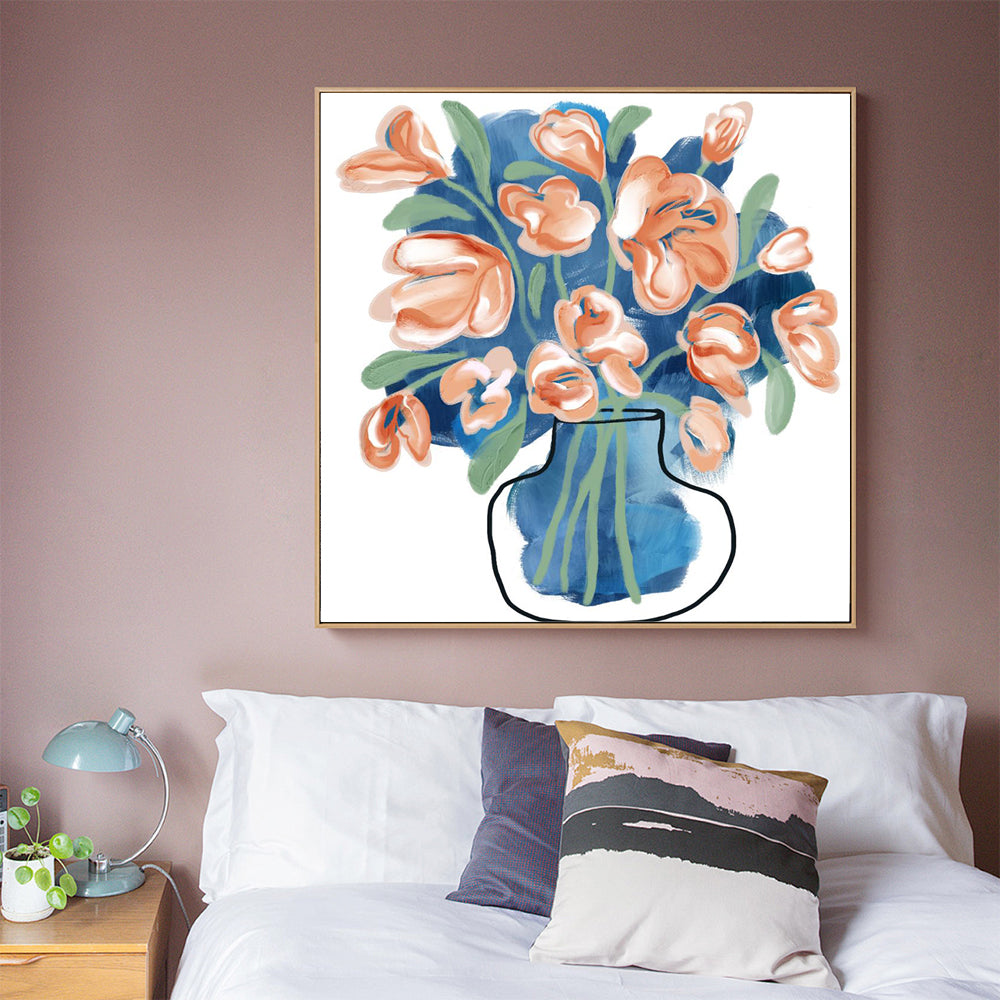 Modern Floral Home Décor Tulip Canvas Wall Art
