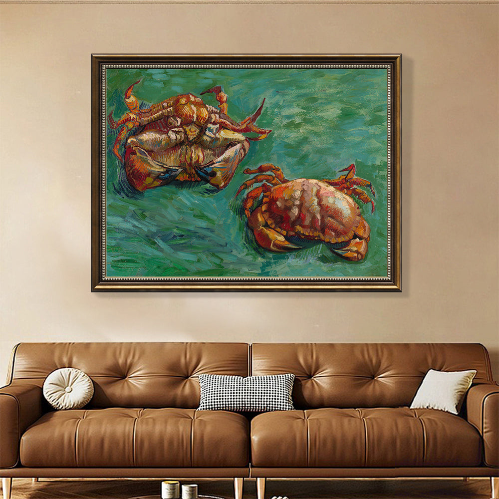Two Crabs By Vincent Van Gogh