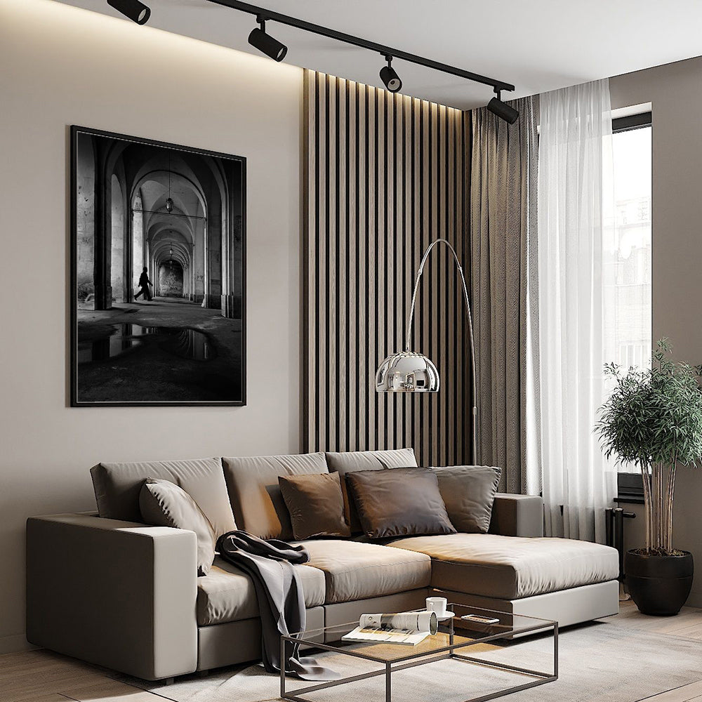 Shadowed Pathway Canvas Wall Art