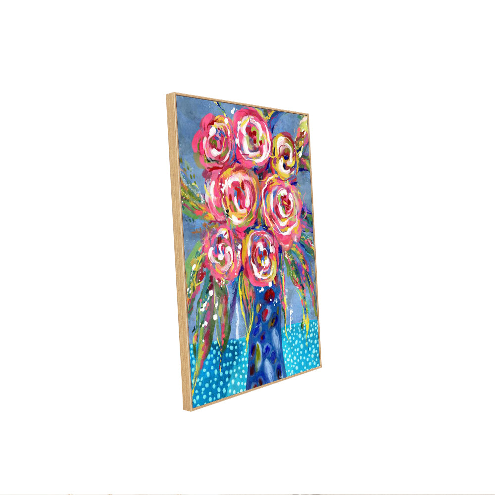 Vibrant Floral Bouquet Canvas Wall Art