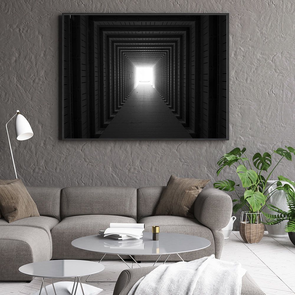 Portal Of Light Canvas Wall Art