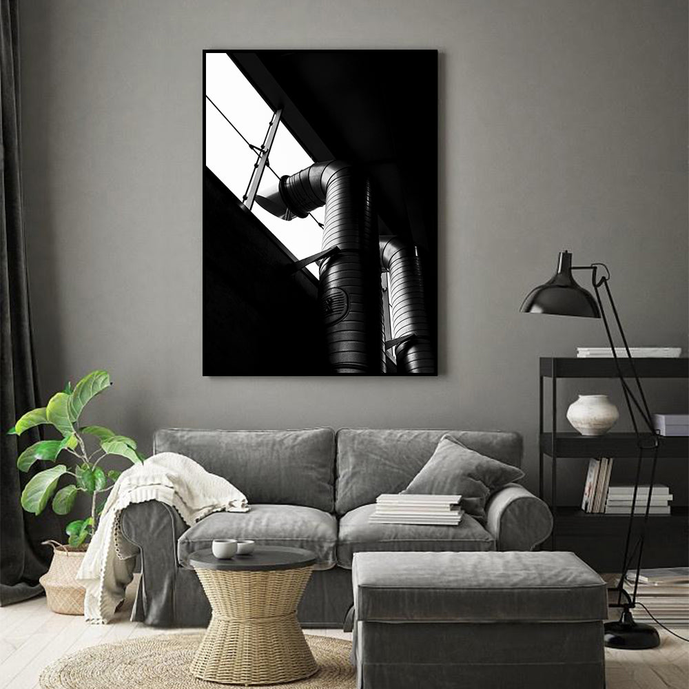 Industrial Elegance Canvas Wall Art