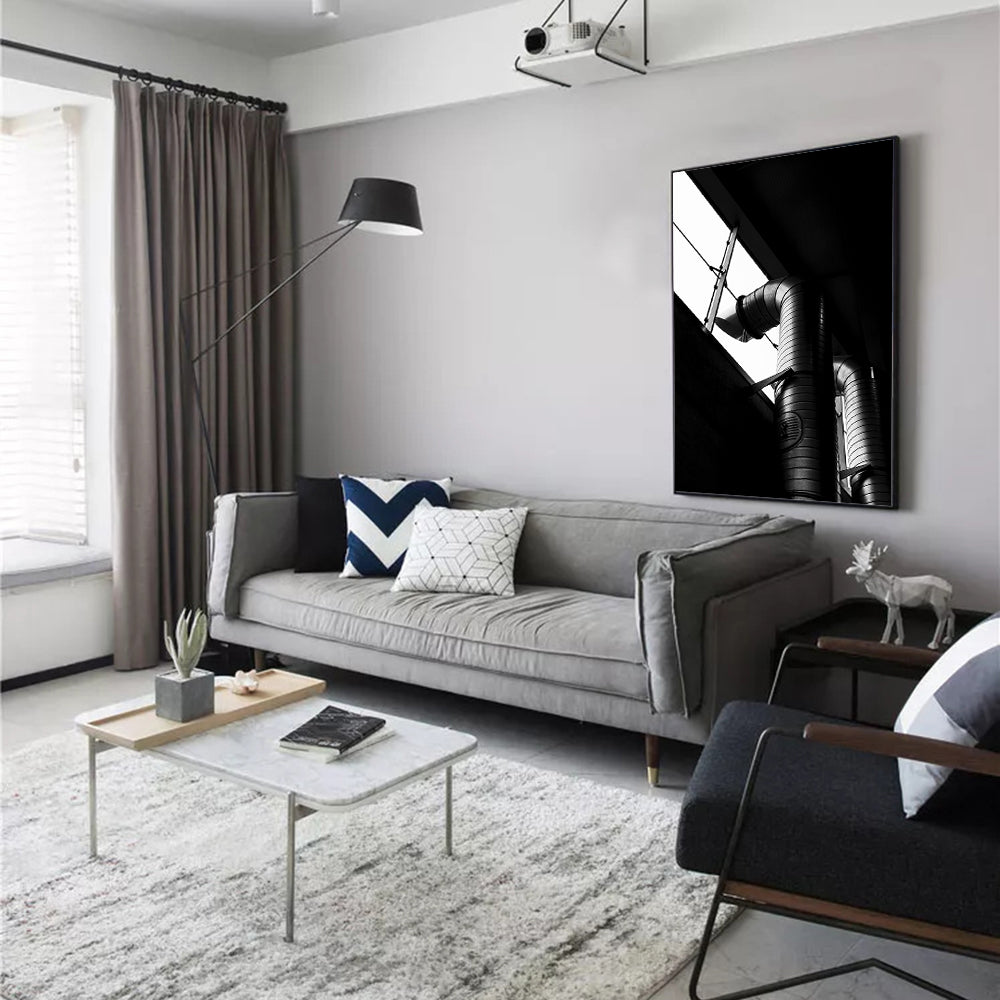 Industrial Elegance Canvas Wall Art