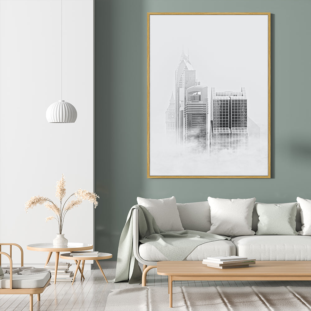 Ethereal Cityscape Canvas Wall Art