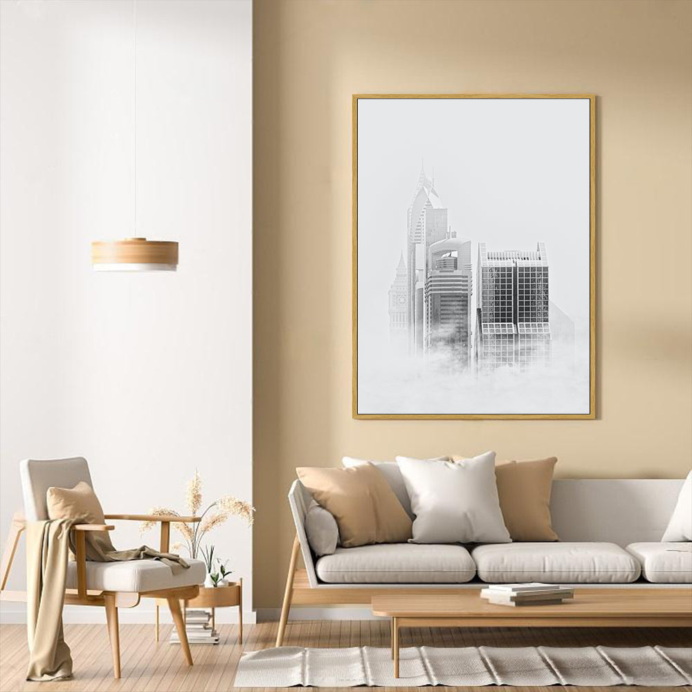 Ethereal Cityscape Canvas Wall Art