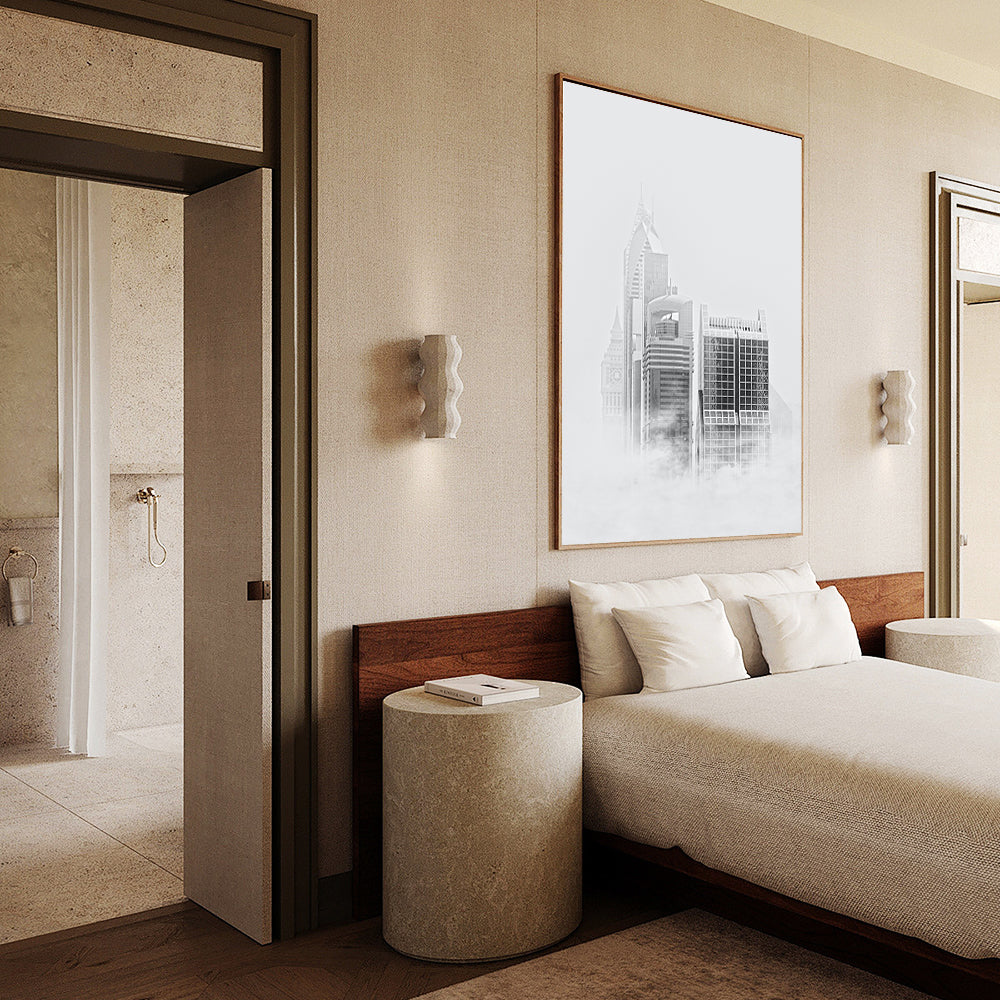 Ethereal Cityscape Canvas Wall Art