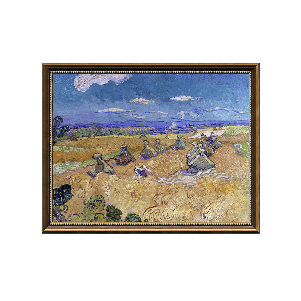 Wheat Field With Reaper By Vincent Van Gogh