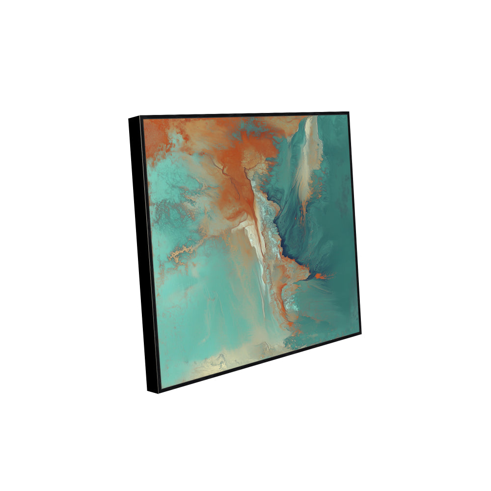 Earth And Ocean Canvas Art – Fluid Design For Modern Spaces