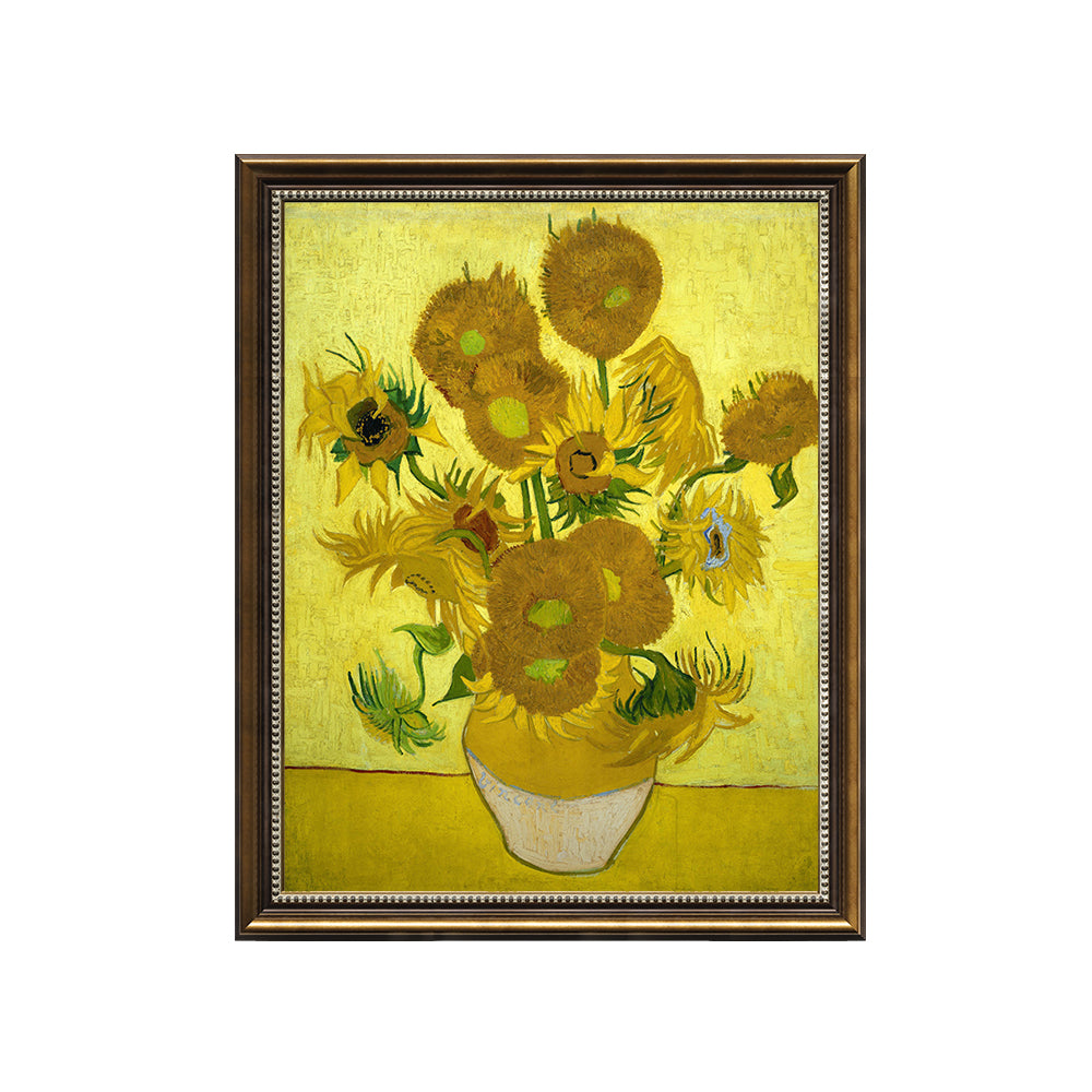 Vase With Fifteen Sunflowers By Vincent Van Gogh