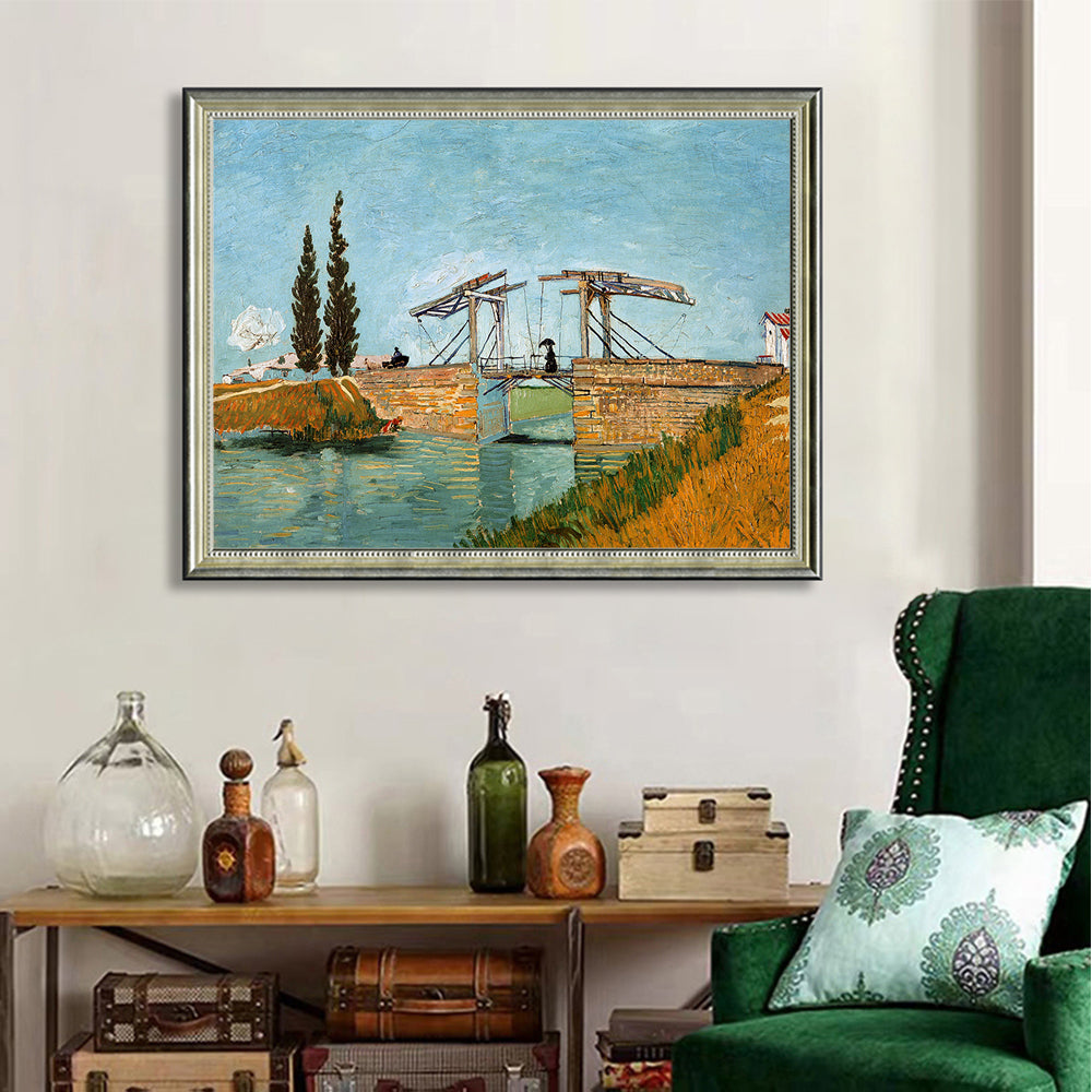 Langlois Bridge At Arles By Vincent Van Gogh