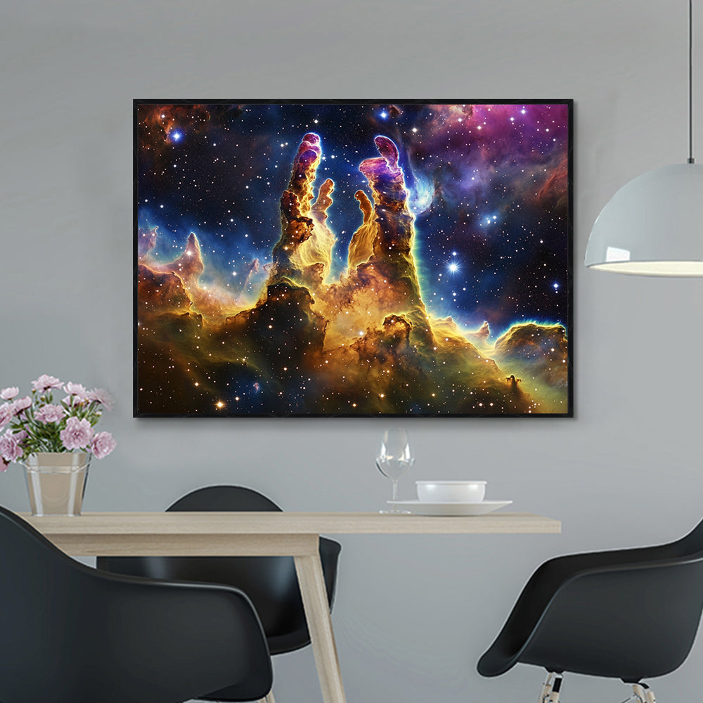 Pillars Of Creation Nebula Canvas Wall Art