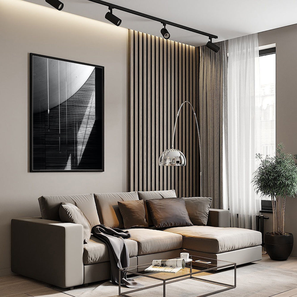 Modern Lines And Shadows Canvas Wall Art
