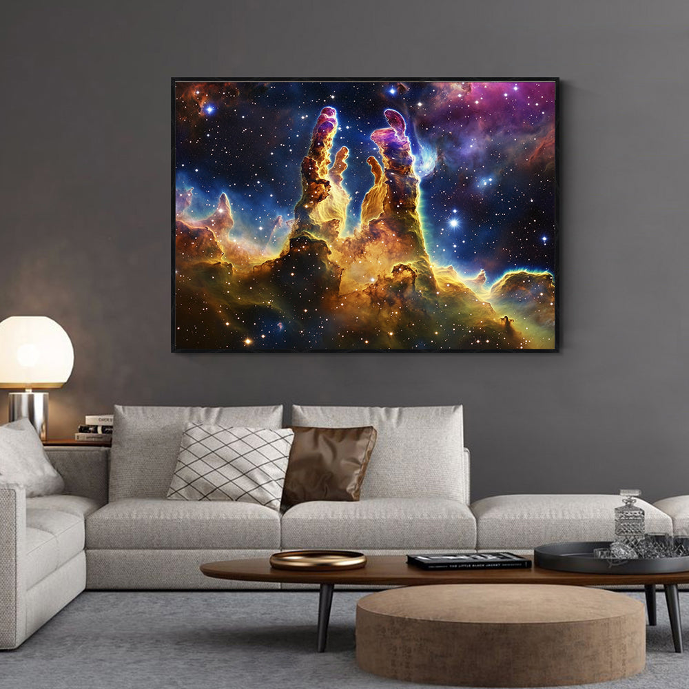 Pillars Of Creation Nebula Canvas Wall Art