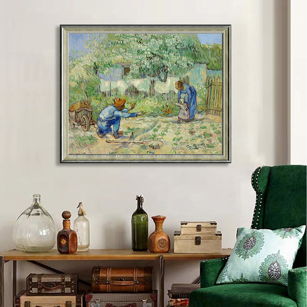 First Steps by Vincent van Gogh