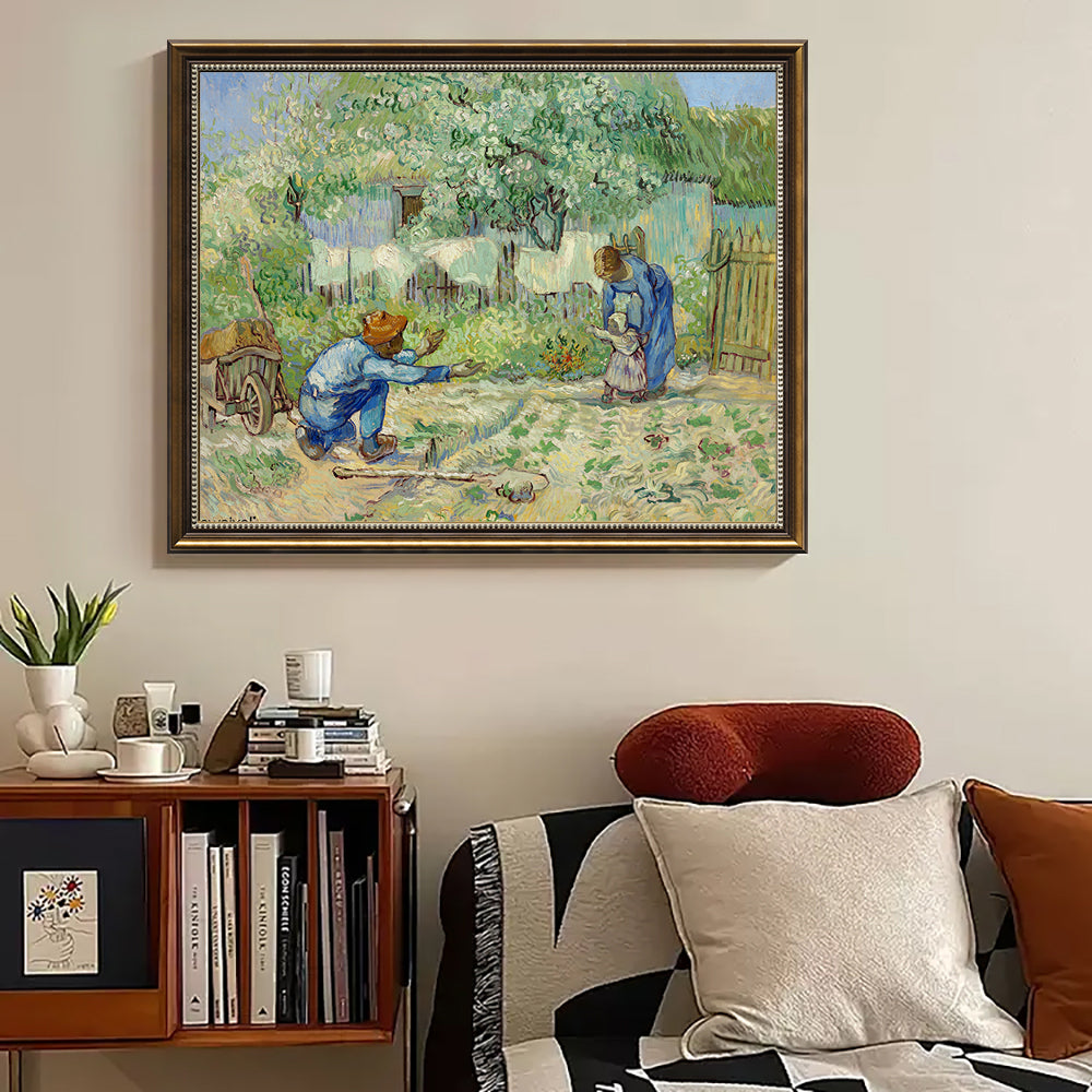 First Steps by Vincent van Gogh