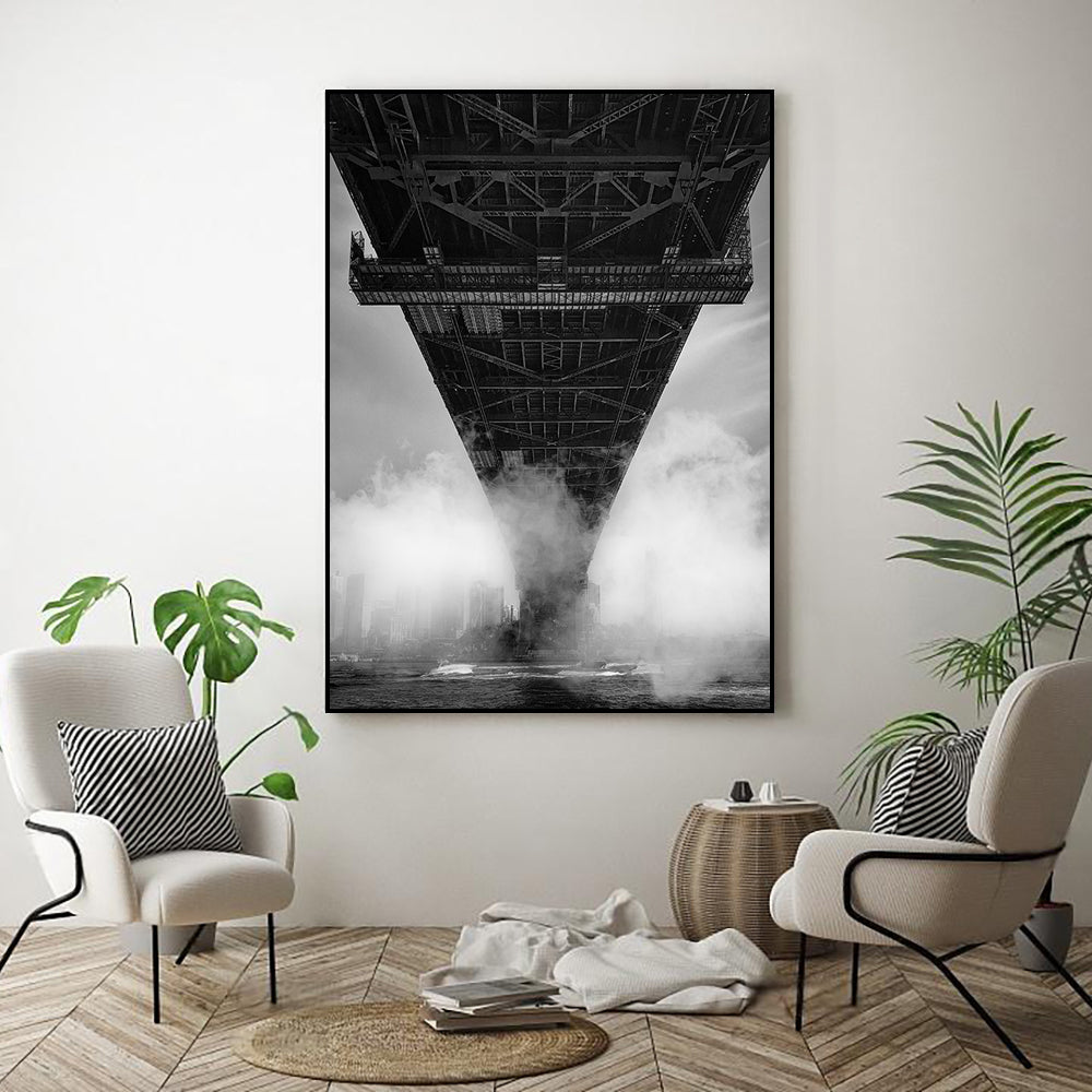 Under The Bridge Canvas Wall Art