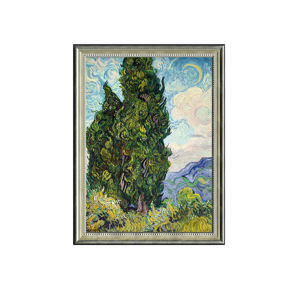 Cypresses By Vincent Van Gogh