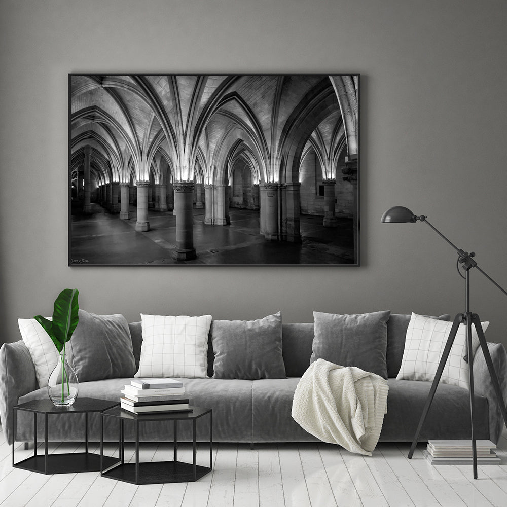 Gothic Arches Elegance Canvas Wall Art