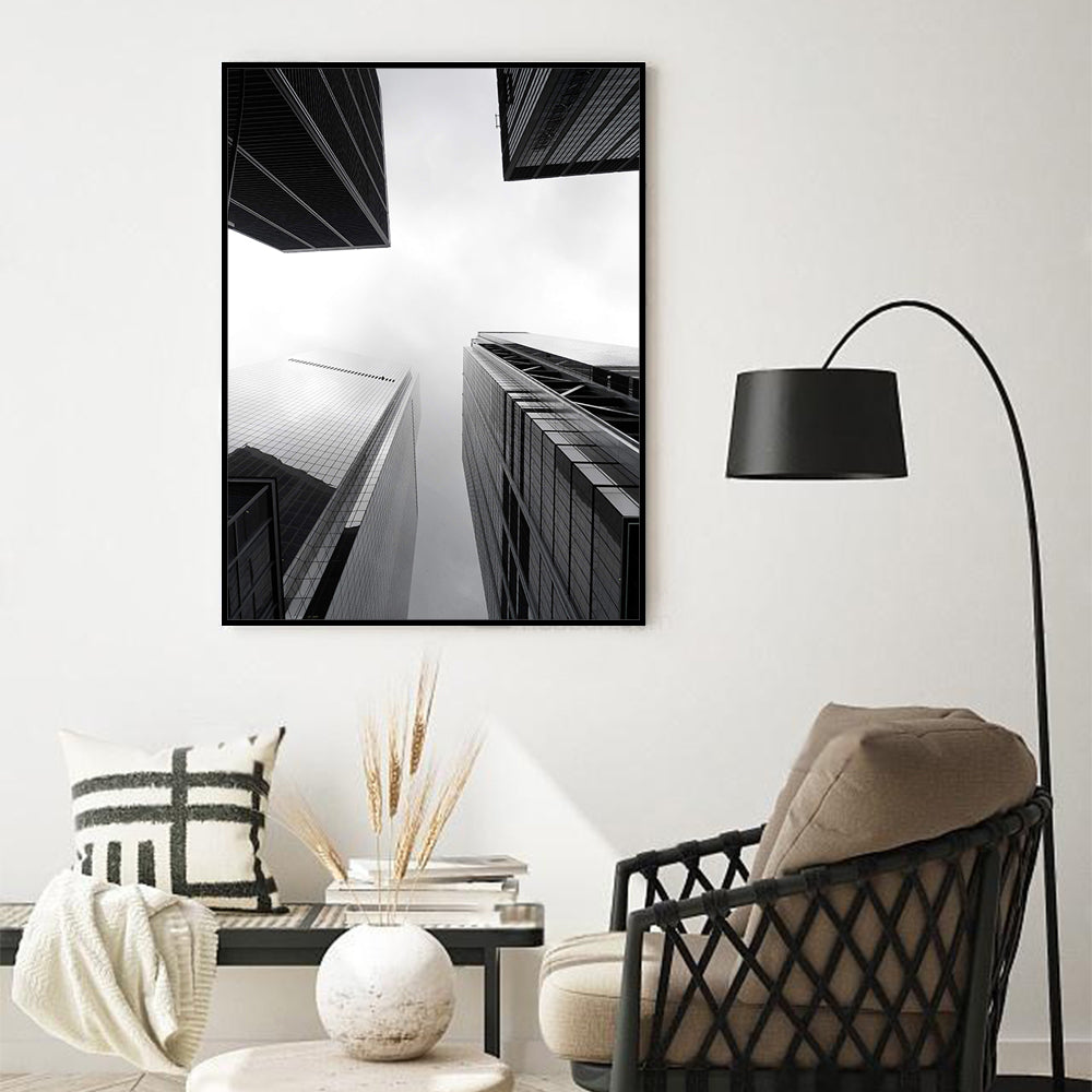 Skyward Perspective Canvas Wall Art