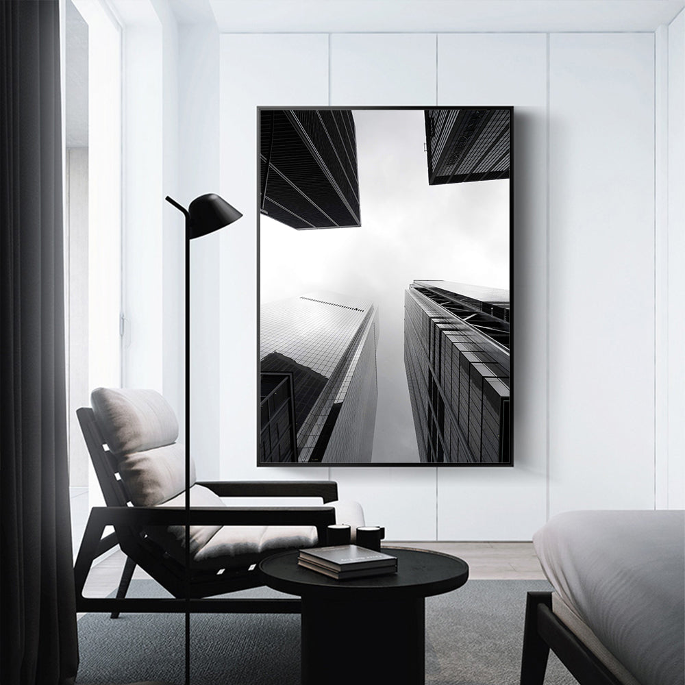 Skyward Perspective Canvas Wall Art