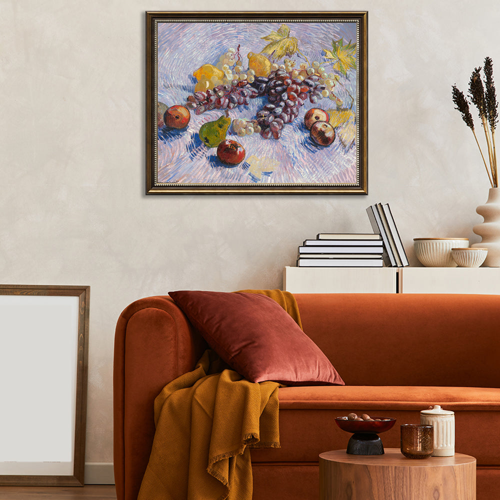 Grapes, Lemons, Pears, And Apples By Vincent Van Gogh