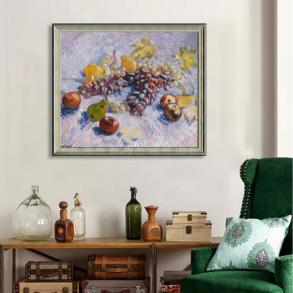 Grapes, Lemons, Pears, And Apples By Vincent Van Gogh