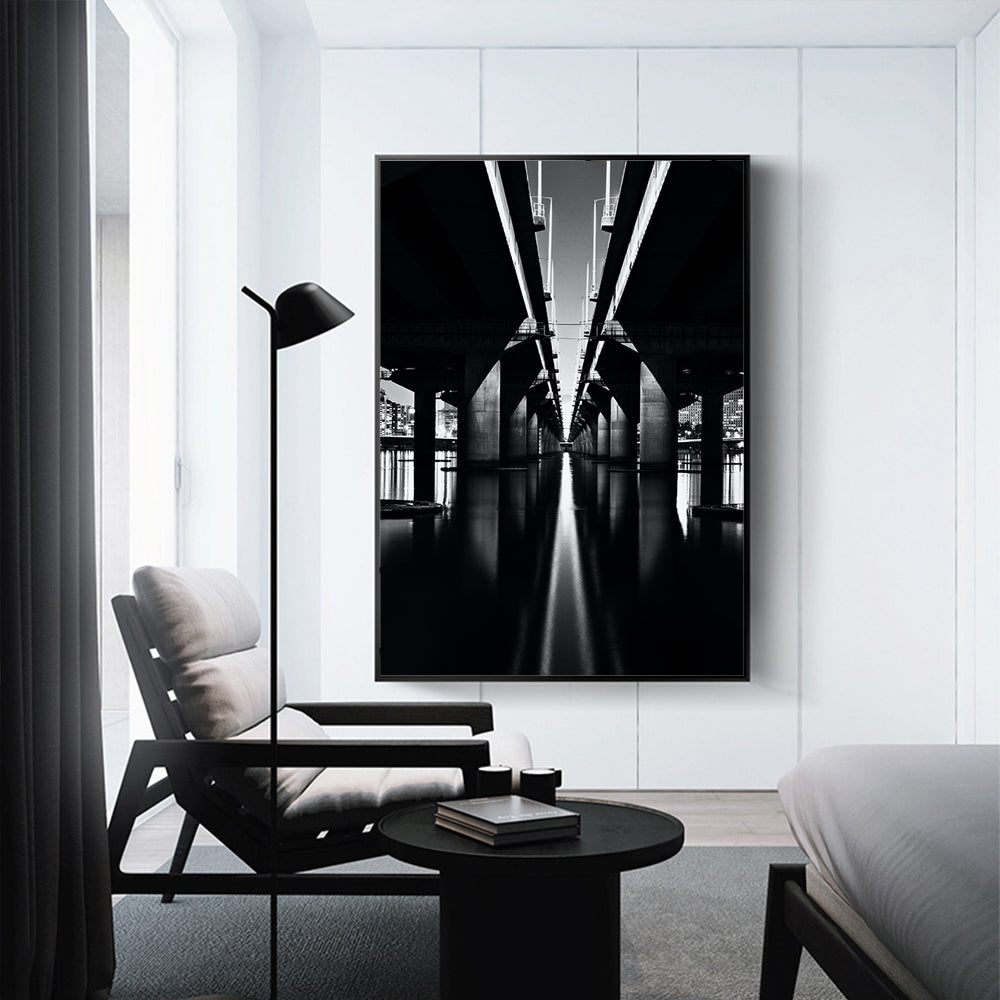 Underpass Reflections Canvas Wall Art