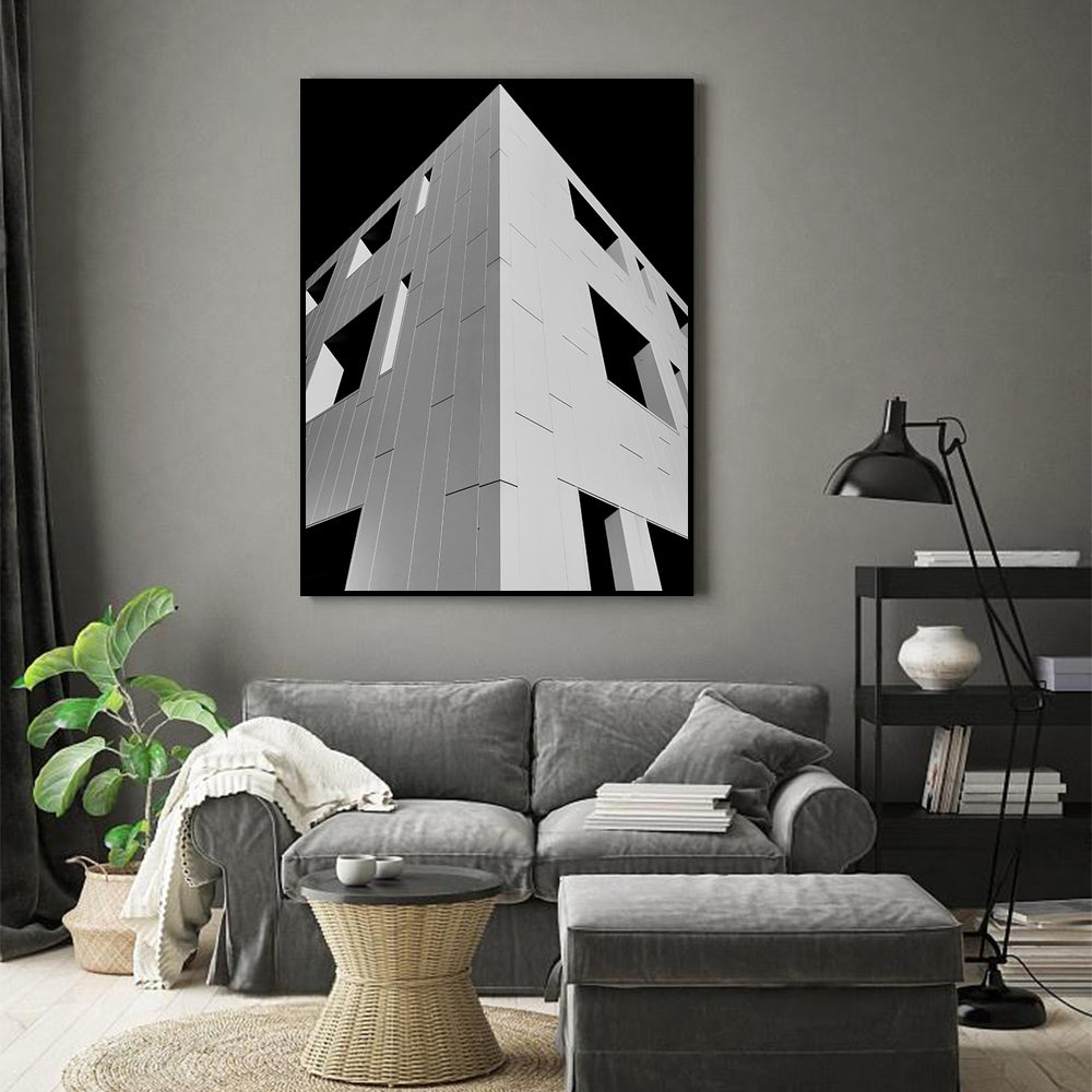 Minimalist Architecture Canvas Wall Art