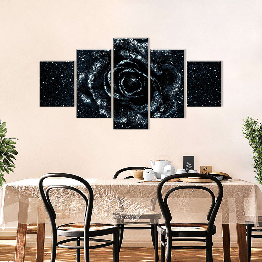 Black Rose Canvas Wall Art
