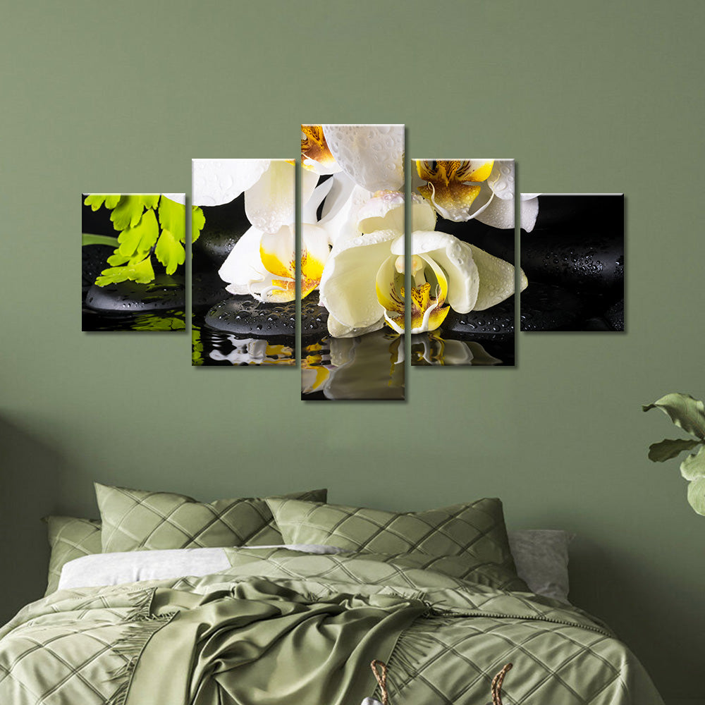 Zen Orchids Canvas Wall Art