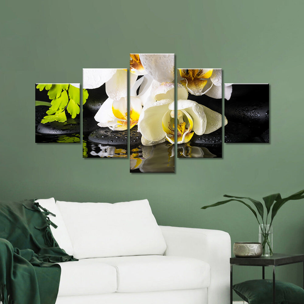 Zen Orchids Canvas Wall Art