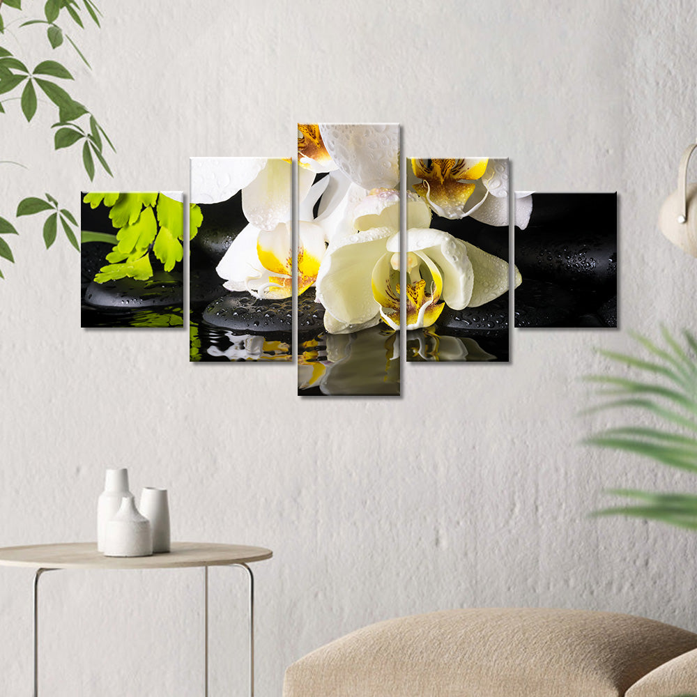 Zen Orchids Canvas Wall Art