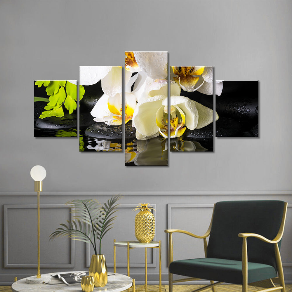 Zen Orchids Canvas Wall Art