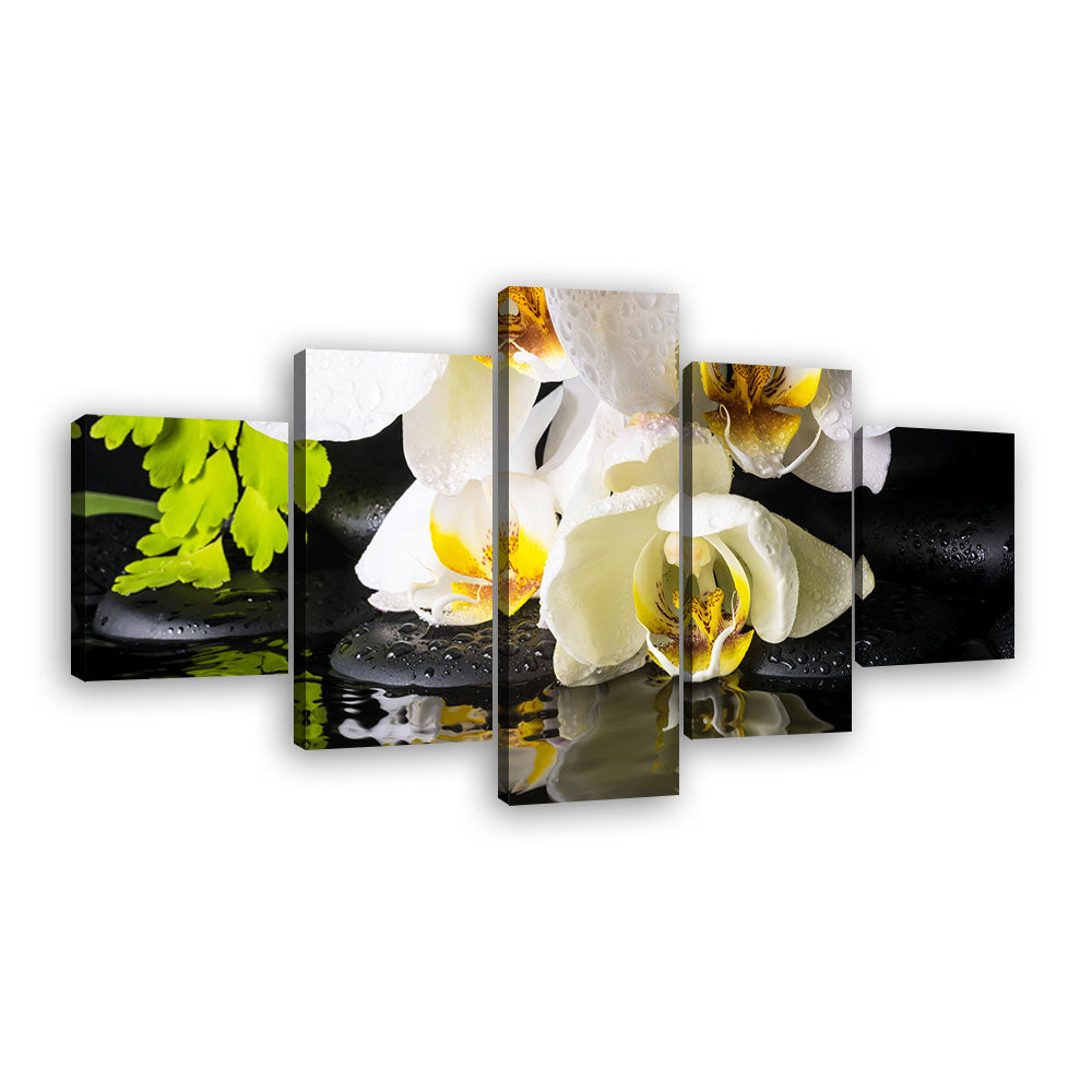 Zen Orchids Canvas Wall Art