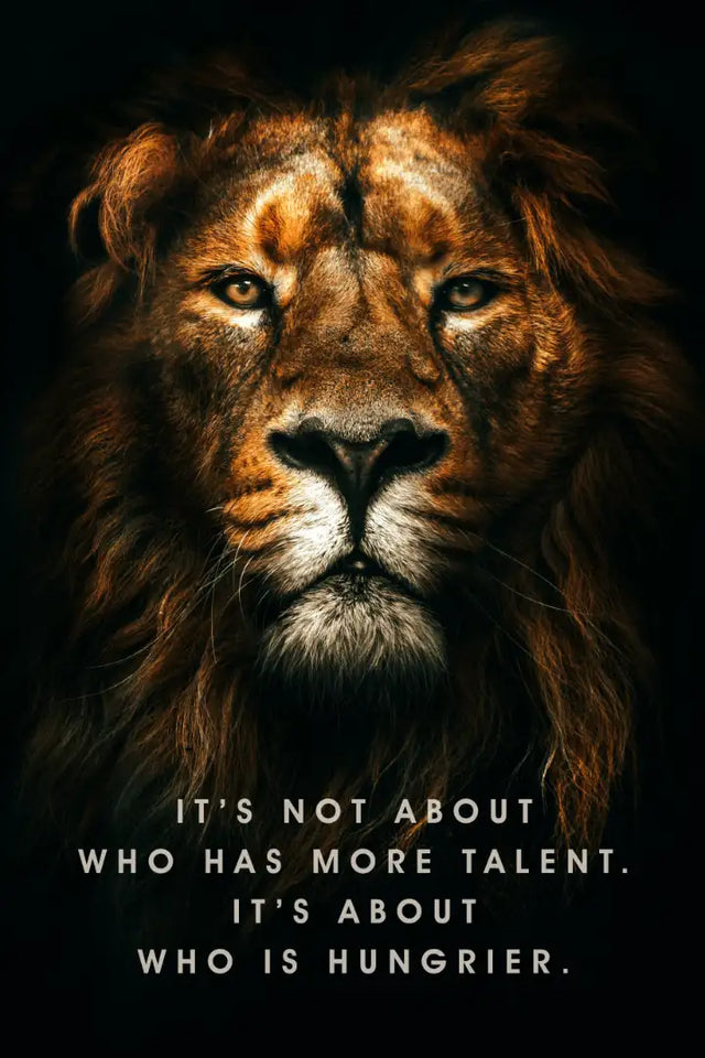 Hungry for Success Canvas Wall Art