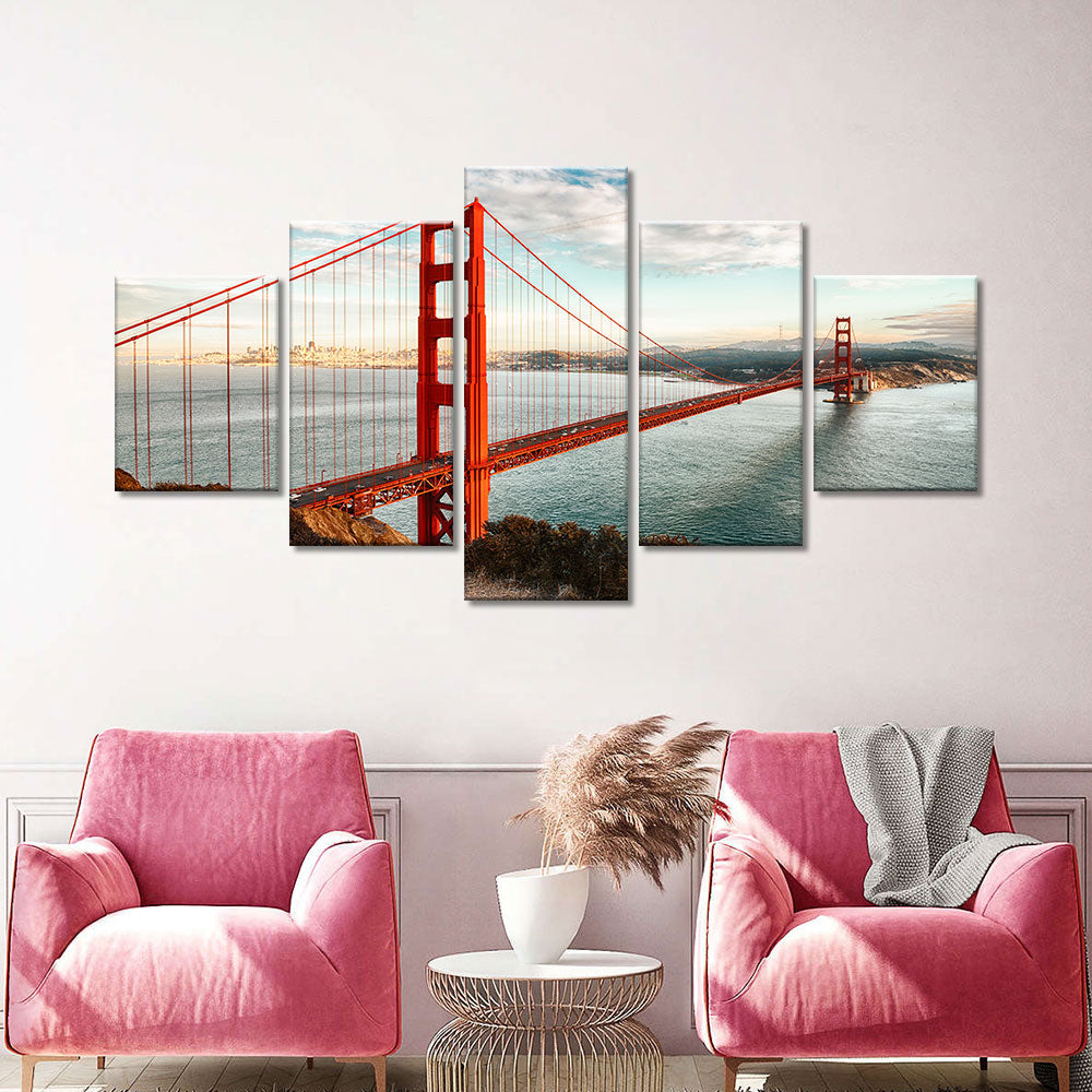 San Francisco Golden Gate Bridge Canvas Wall Art