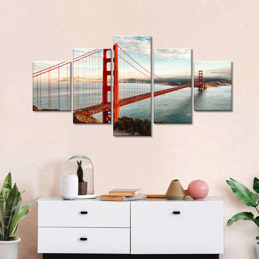 San Francisco Golden Gate Bridge Canvas Wall Art