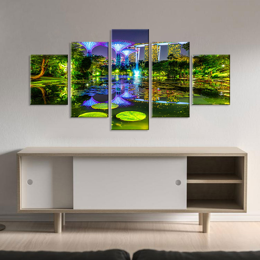 Singapore Gardens by the Bay Canvas Wall Art
